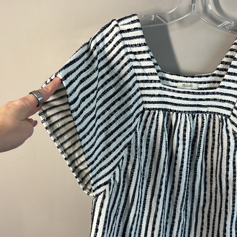 Madewell Texture & Thread Butterfly Top in Isley Stripe Top Size XS - Picture 6 of 13